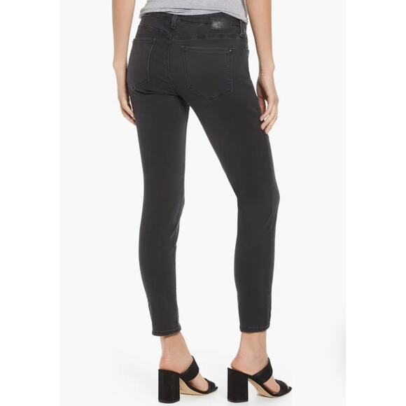Mavi Alexa Mid-Rise Skinny Jeans – Dark‎ Grey Smoke Supersoft, Size 27/33, New - Picture 2 of 12